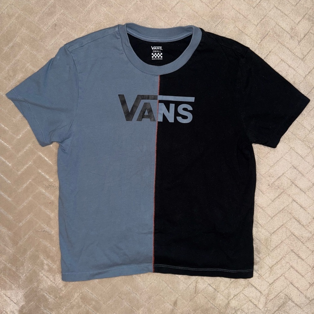 VANS spilt seam tee shirt